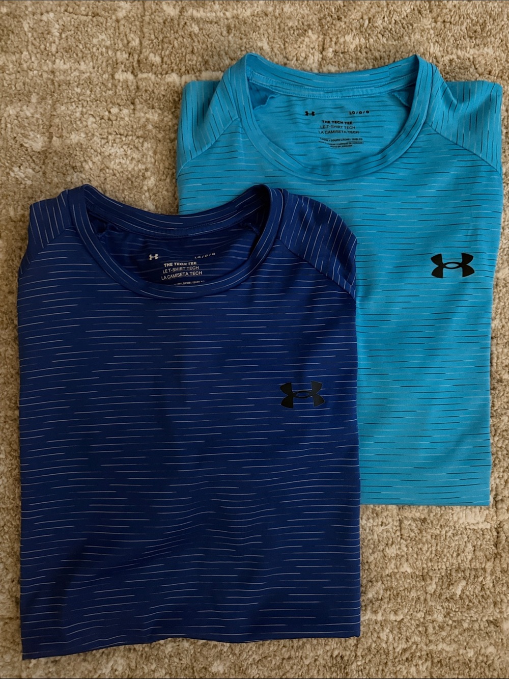 Under Armour Men's Short Sleeve Tees - Blue